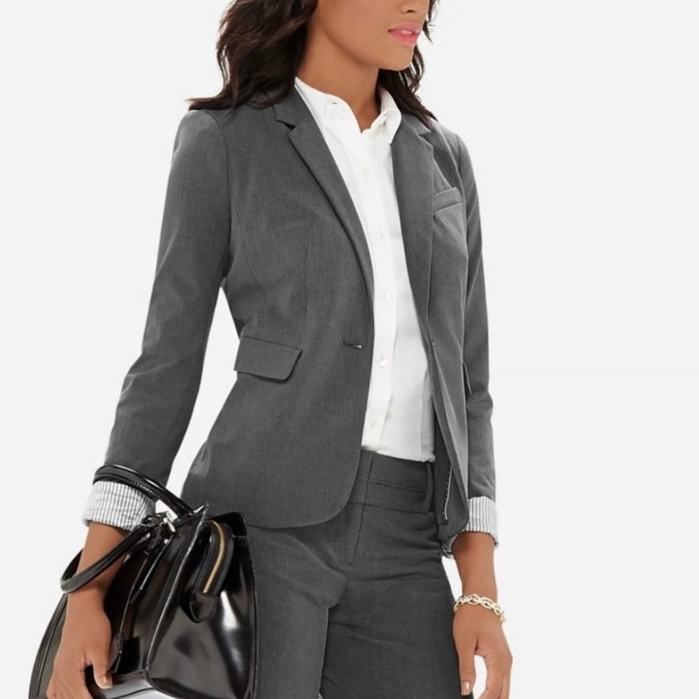 The Limited Charcoal Blazer